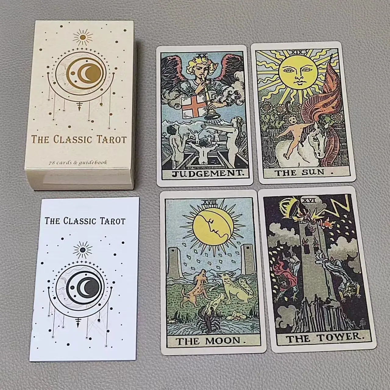 Tarot Cards Deck With Guidebook - 10.3*6cm The Classic Tarot 78 Cards