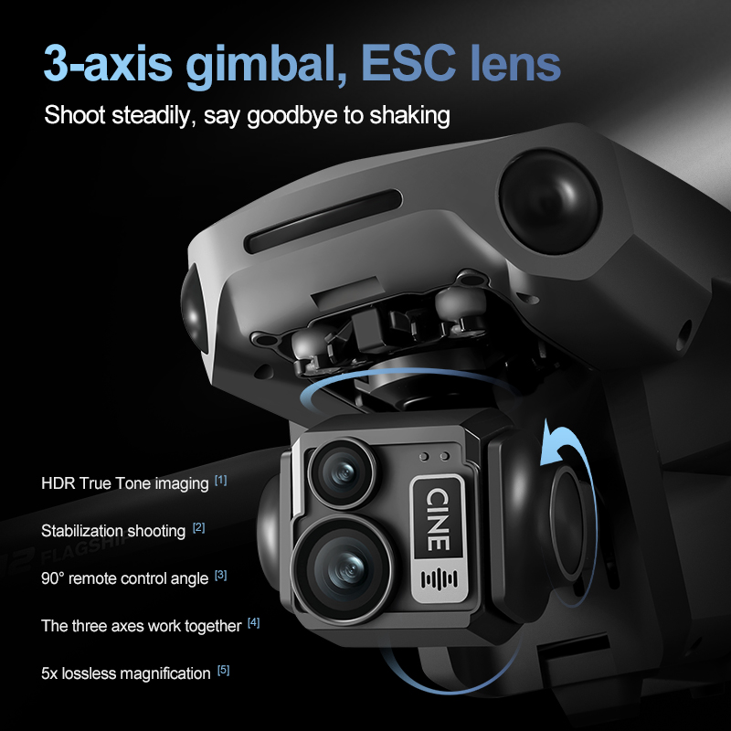 8K 3 Axis Gimbal Brushless 7.2 - Fpv Brushless Rc Drone 4K 评论和价格