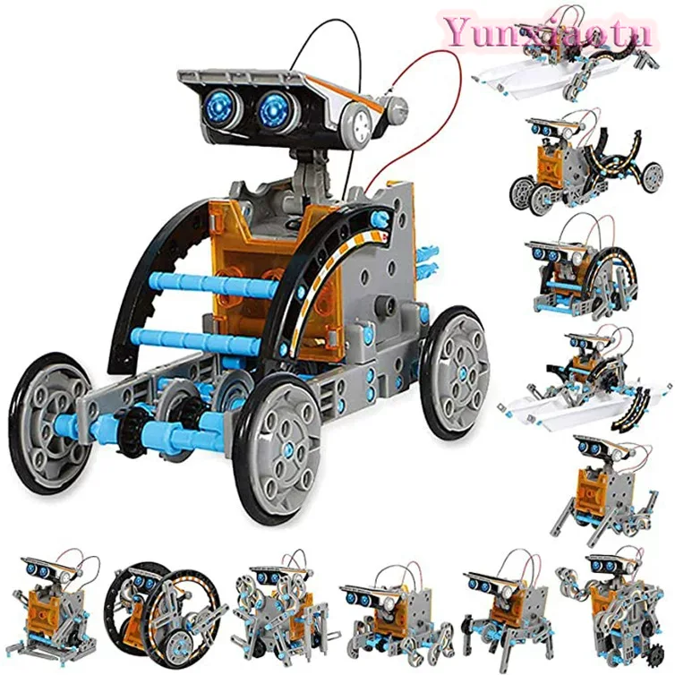 12-in-1 Solar Robot STEM Build - Stem Solar Robot Kit For Kids 评论和价格