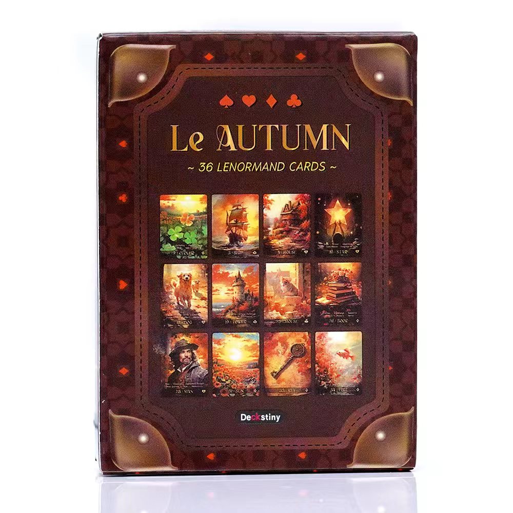 Lenormand Tarot Deck Le Autumn - Tarot Cards Deck With Guidebook 评论和价格