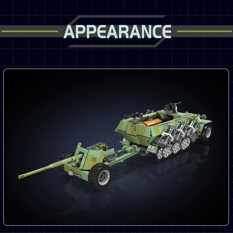 Mould King 20027 Military Remo - Lego Compatible Military Tank 评论和价格