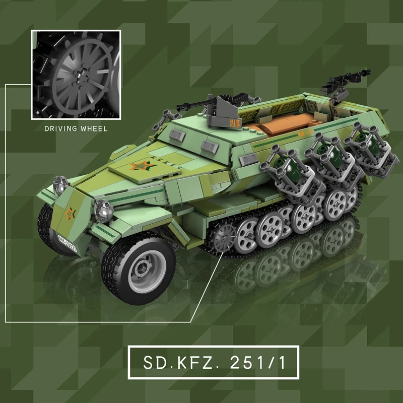 Mould King 20027 Military Remo - Lego Compatible Military Tank 评论和价格