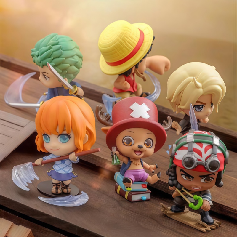 New Hot Toys One Piece Cosbi B - Anime Action Figure Blind Box 评论和价格