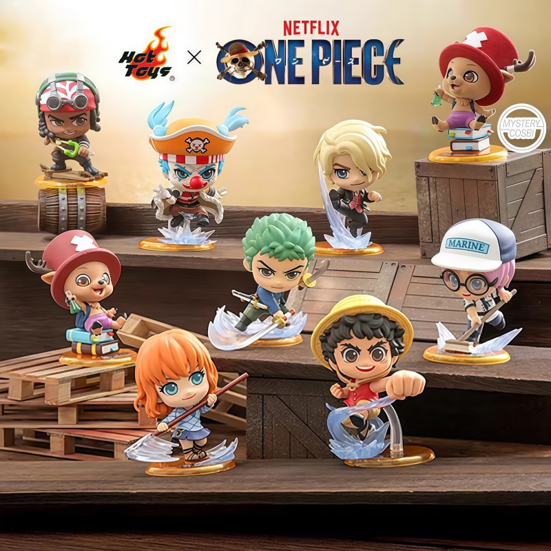 New Hot Toys One Piece Cosbi B - Anime Action Figure Blind Box 评论和价格