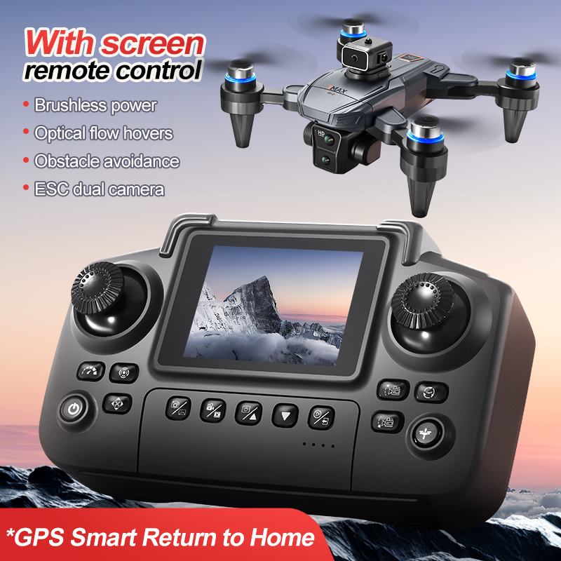 GPS RC Drone With Screen 4K Pr - Fpv Brushless Rc Drone 4K 评论和价格