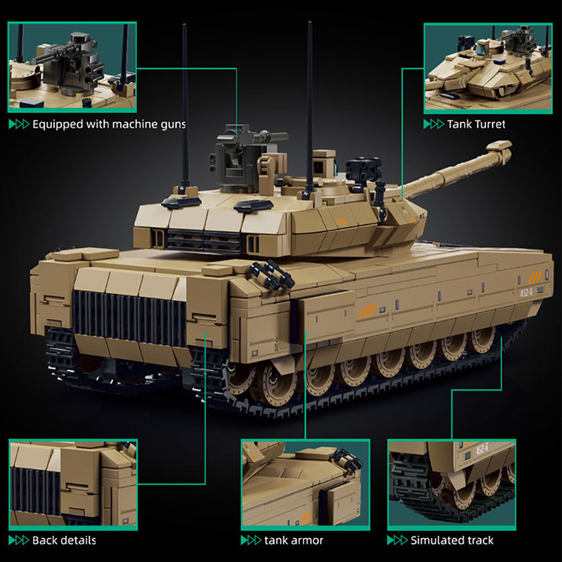 Military 924pcs Delta Force M1 - Lego Compatible Military Tank 评论和价格