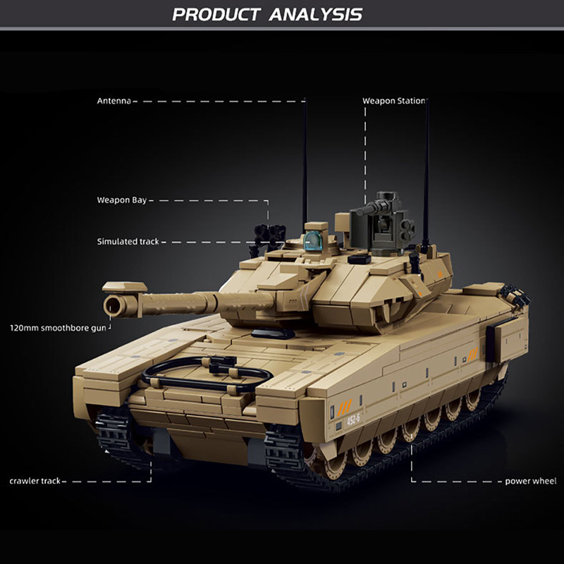 Military 924pcs Delta Force M1 - Lego Compatible Military Tank 评论和价格