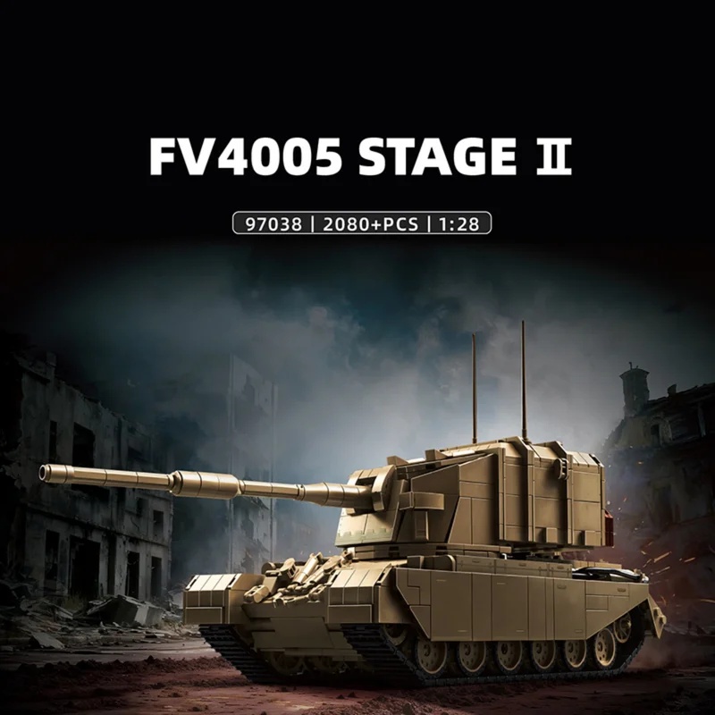 2080pcs British FV4005 Heavy A - Lego Compatible Military Tank 评论和价格