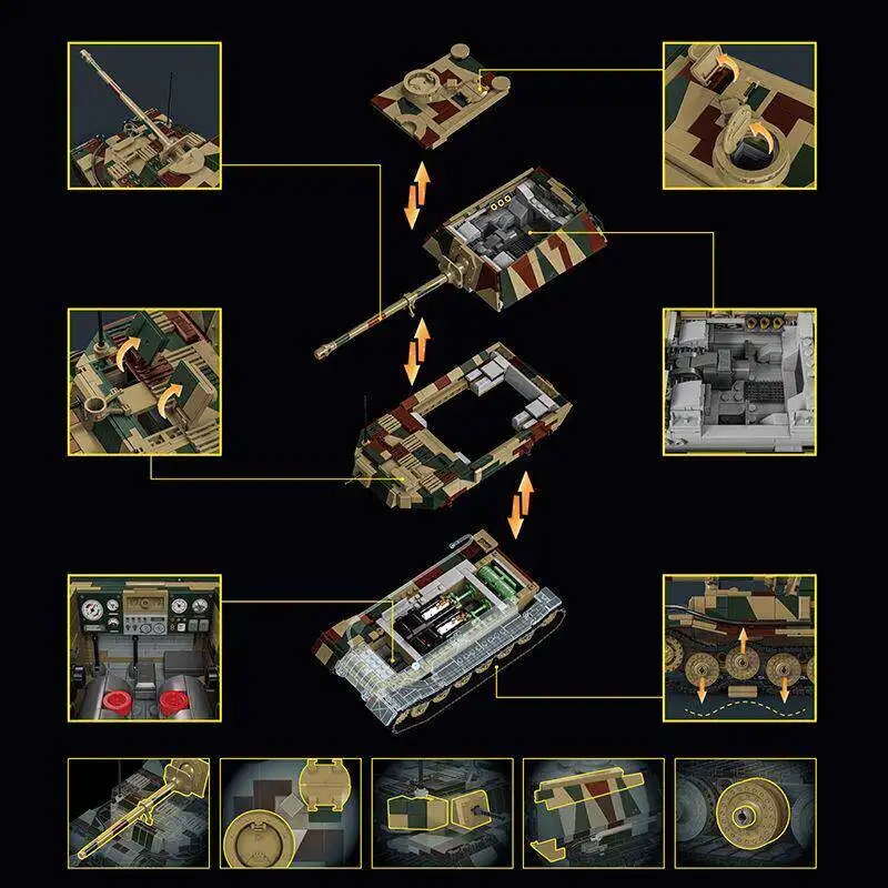 1750pcs 12GO 97023 Military Ta - Lego Compatible Military Tank 评论和价格