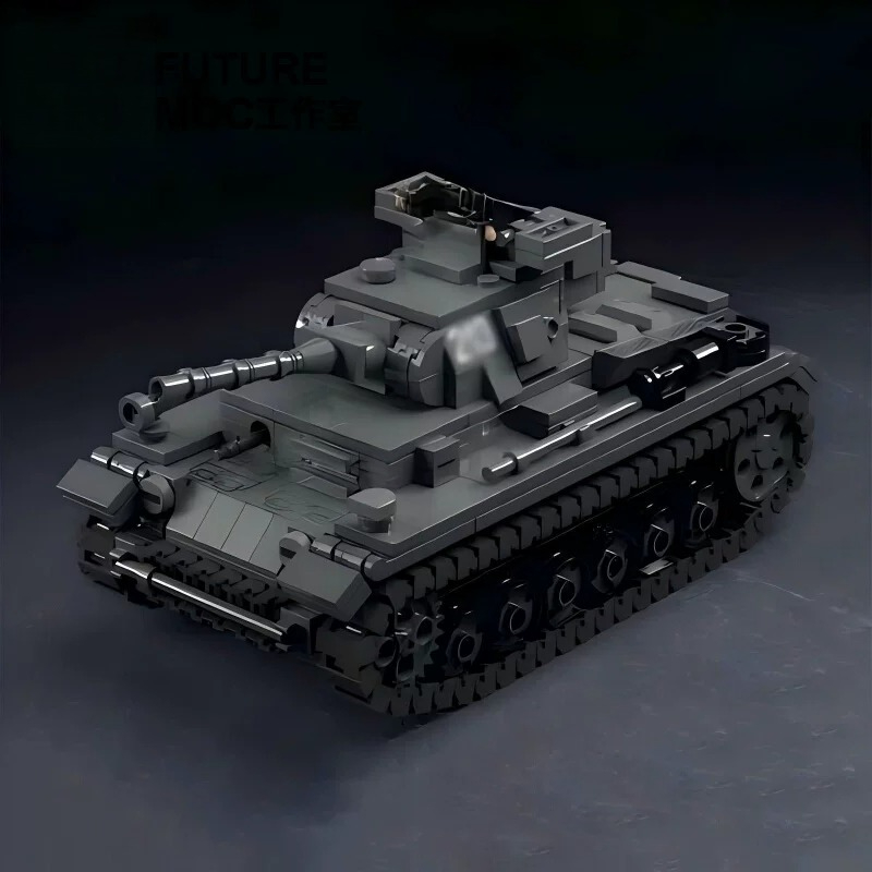 MOC WW2 F-type Heavy Tank War  - Lego Compatible Military Tank 评论和价格