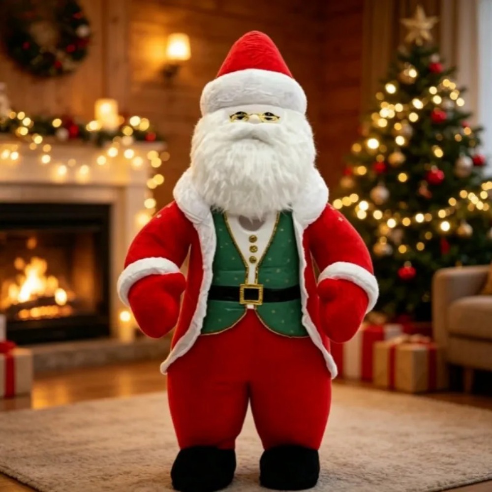 Inflatable Santa Claus Mascot  - Dolls 评论和价格