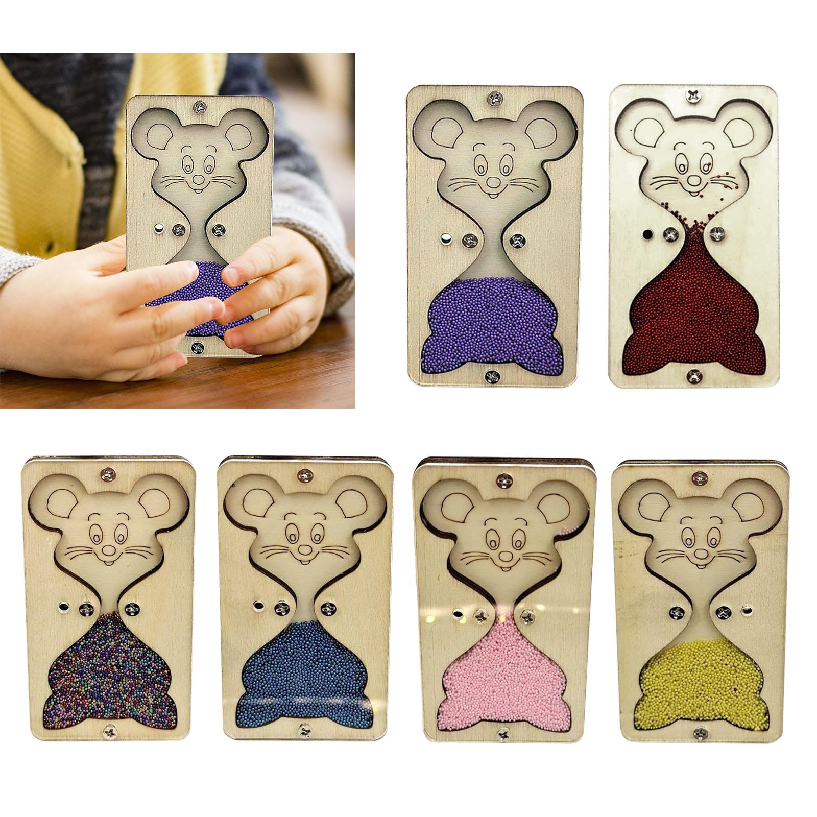 Child Busy Board Wooden Hourgl - Montessori Wooden Busy Board Toddler 评论和价格