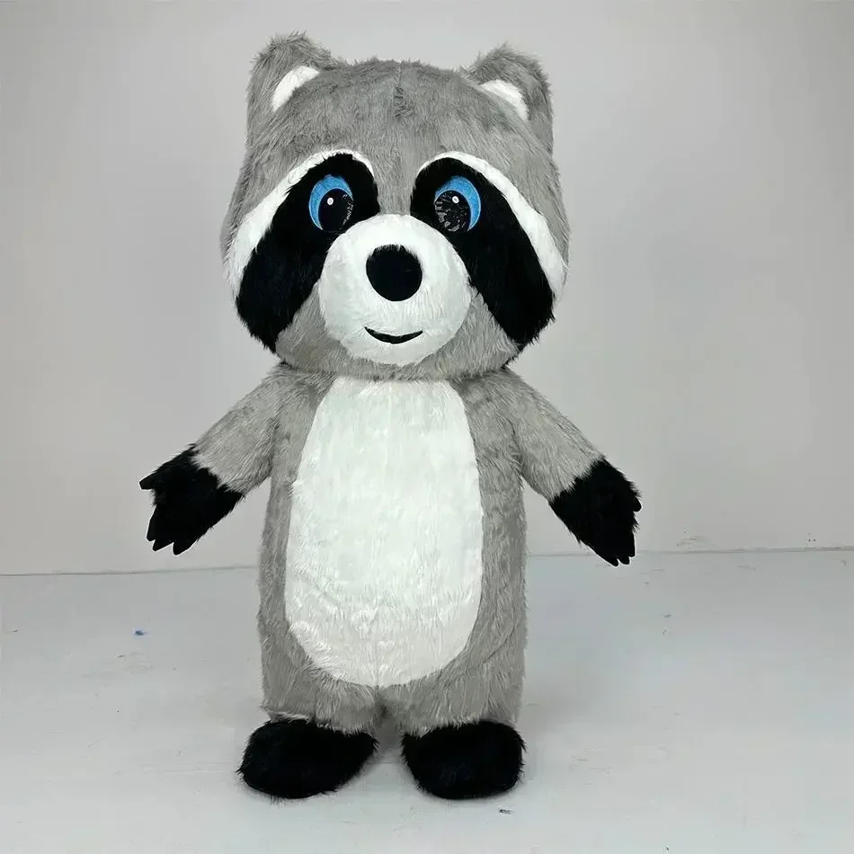 Grey Plush Inflatable Raccoon  - Dolls 评论和价格